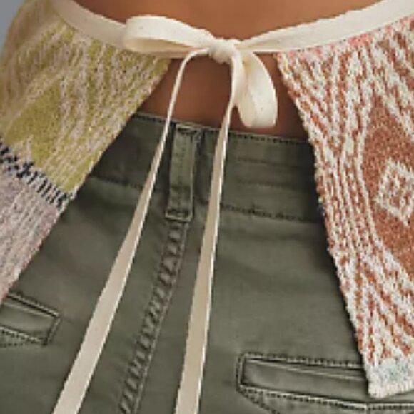 Brand New By Anthropologie Babydoll Halter Linen Sweater Tank - Picture 6 of 7